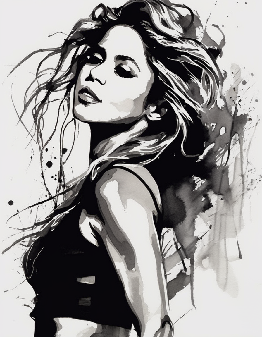 01417-sdXL_v10VAEFix-black ink art Shakira shkrsblmbrk woman.png